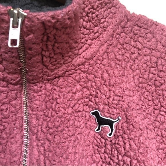 PINK Victoria's Secret Pink Teddy Sherpa Size Small - Picture 6 of 12